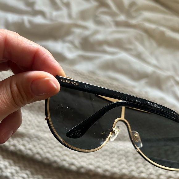 Versace Black and Gold Sunglasses main image 4
